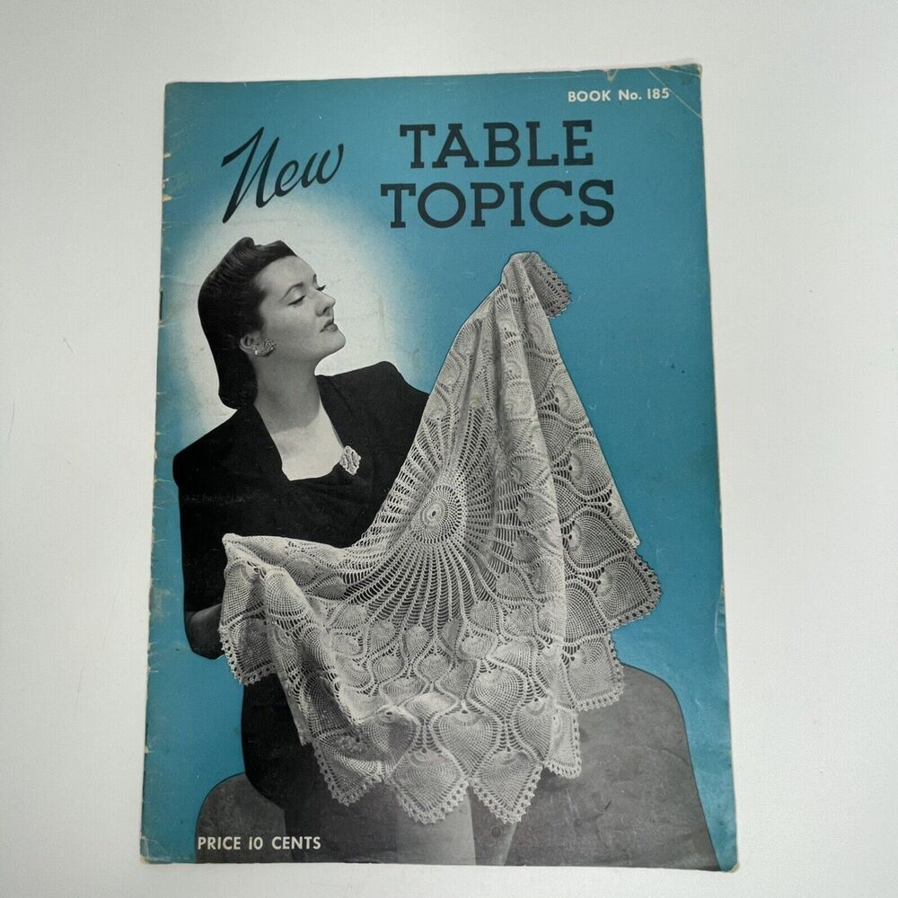 New Table Topics Book 1941 The Spool Cotton Company Book 185
